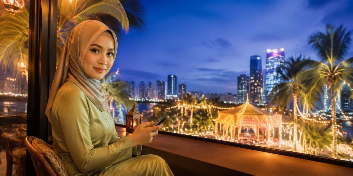 Pengguna Selangor membuat deposit semasa perayaan Hari Raya menggunakan platform 214 yang selamat